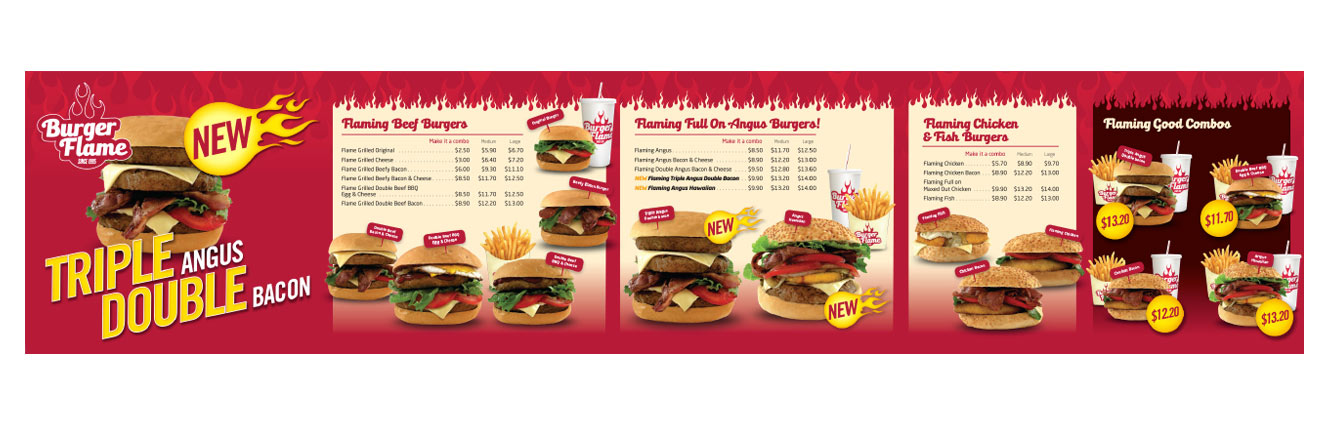 Pork Pie Burger Flame