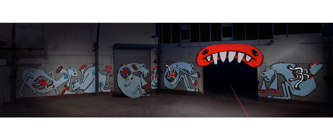 Pork Pie Warehouse Graffiti